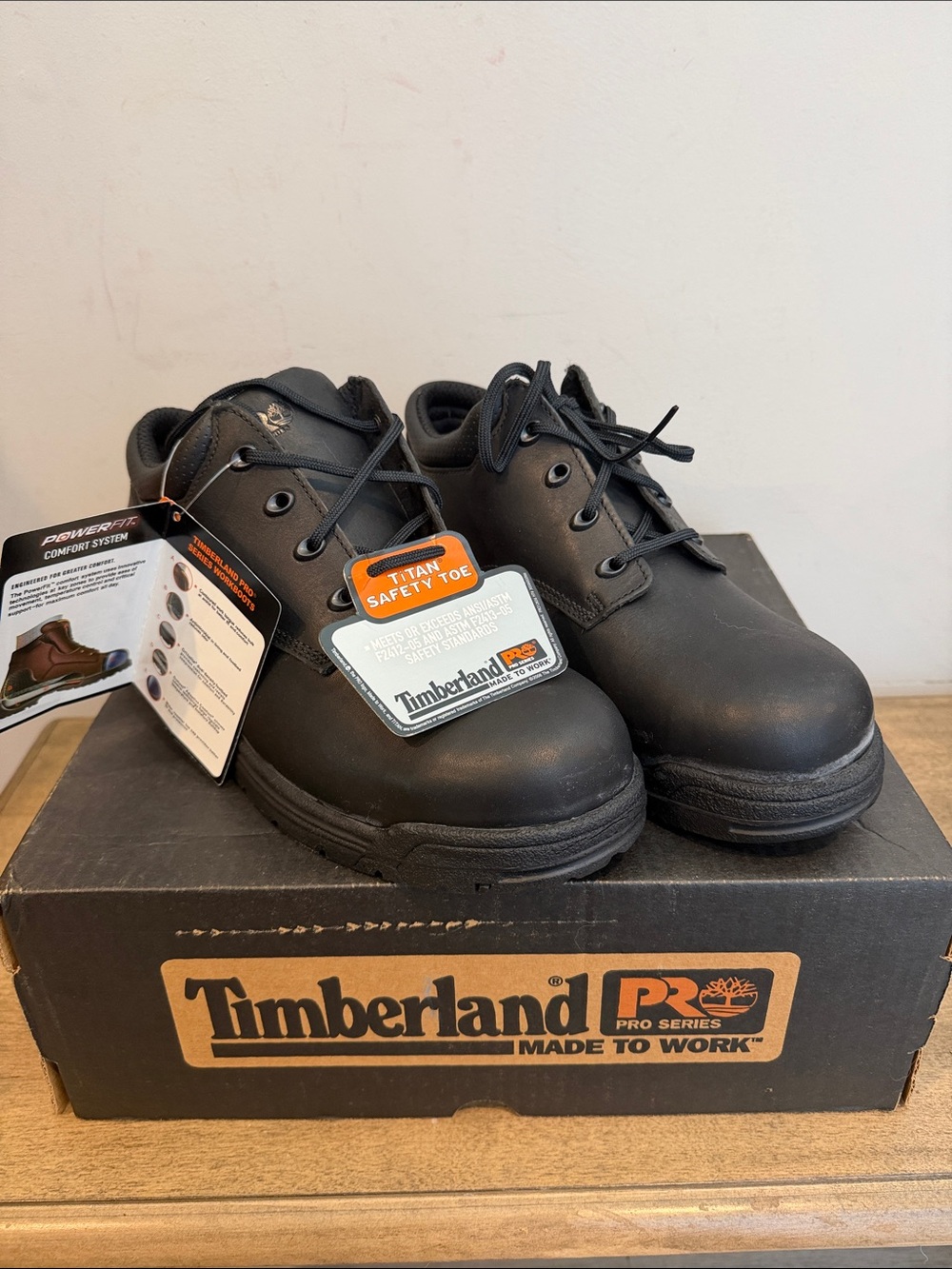 Timberland PRO Black Work Safety Shoes New Mens Size 10